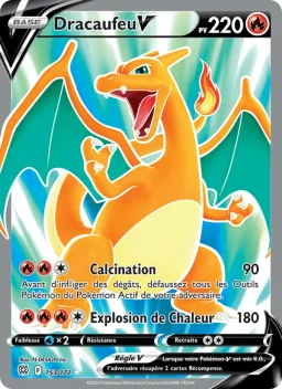 Carte Pokemon Dracaufeu V #153