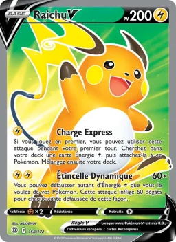 Carte Pokemon Raichu V #158