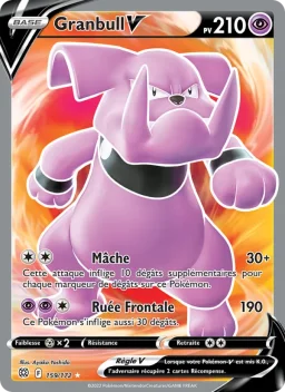 Carte Pokemon Granbull V #159