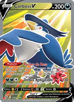 Carte Pokemon Corboss V #161