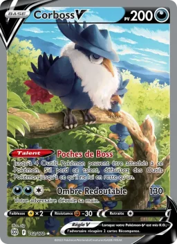 Carte Pokemon Corboss V #162