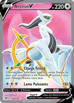 Carte Pokemon Arceus V #165