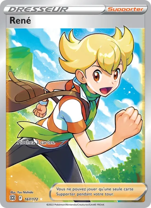 Carte Pokémon René 167/172 Ultra Rare Stars Étincelantes