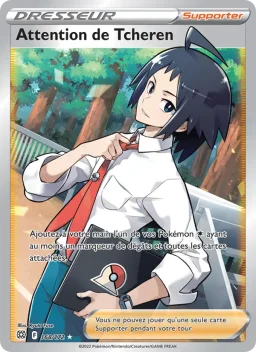 Carte Pokemon Attention de Tcheren #168