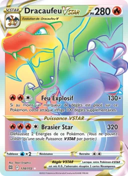Carte Pokemon Dracaufeu VSTAR #174
