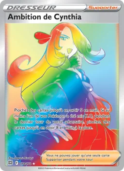 Carte Pokemon Ambition de Cynthia #178