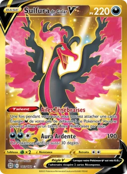 Carte Pokemon Sulfura de Galar V #183