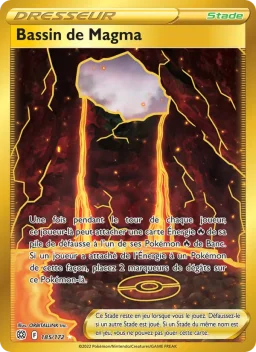 Carte Pokemon Bassin de Magma #185