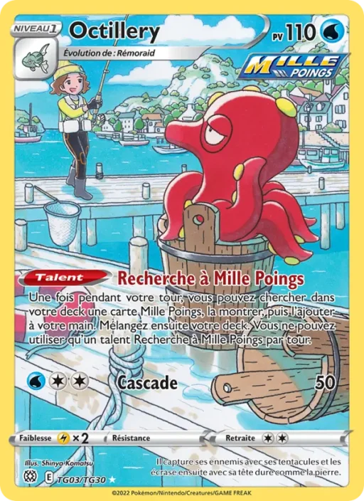 Carte Pokémon Octillery TG03/TG30 Rare Stars Étincelantes