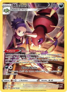 Carte Pokemon Migalos #TG09