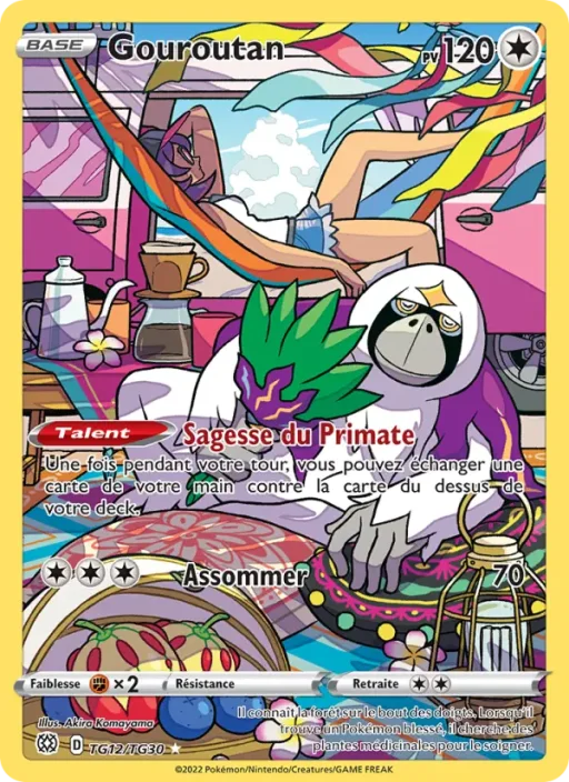 Carte Pokémon Gouroutan TG12/TG30 Rare Stars Étincelantes