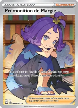 Carte Pokemon Prémonition de Margie #TG24