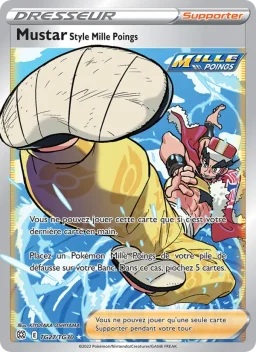 Carte Pokemon Mustar Style Mille Poings #TG27