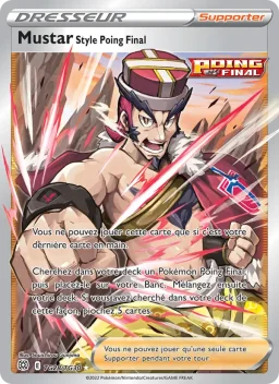 Carte Pokemon Mustar Style Poing Final #TG28